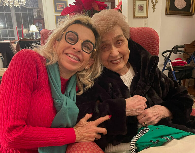 Lisa and her Mom - A Servant, Leader and Woman of God